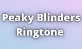 Peaky Blinders Ringtone Free Download