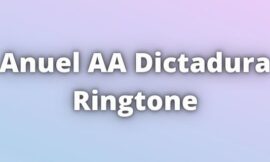 Anuel AA Dictadura Ringtone Download