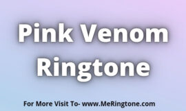 Pink Venom Ringtone Download