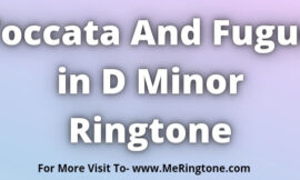 Toccata And Fugue in D Minor Ringtone Download