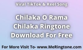 Chilaka O Rama Chilaka Ringtone Download For Free
